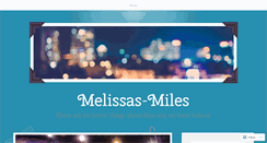 Desktop Screenshot of melissas-miles.com